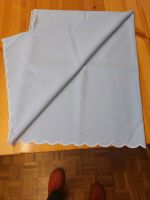 hellblaue Tischdecke Polyester mit Leinen Bayern - Schweinfurt Vorschau