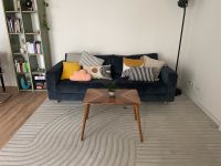 Cord Sofa, 3-Sitzer, Stahlblau, 218 cm breit, wie NEU Stuttgart - Bad Cannstatt Vorschau