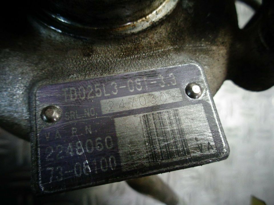 Rover 75 2.0 CDTI Turbolader Turbo TD025L3-08T-3.3 2248060 in Gelsenkirchen