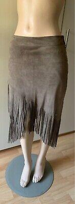 True Religion toller Lederrock mit Fransen Western Look S in Meine