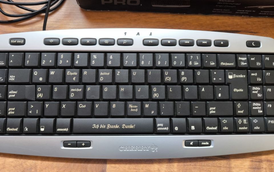 fänkische PC Tastatur Cherry CyMotion Pro usb in Baunach