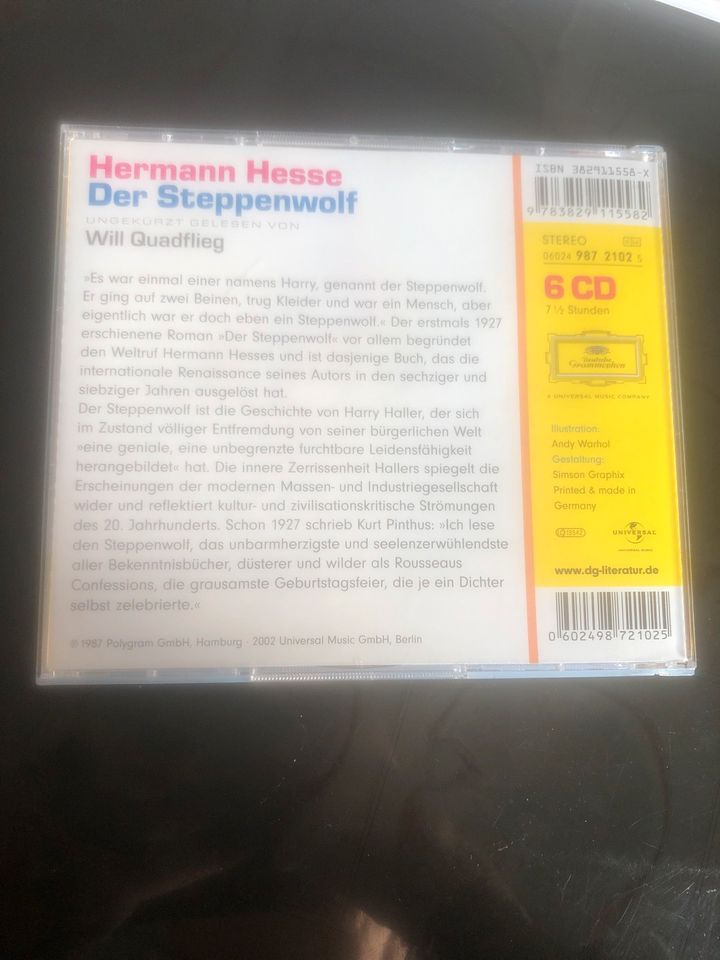 Hermann Hesse Der Steppenwolf 6 CD‘s in Bielefeld