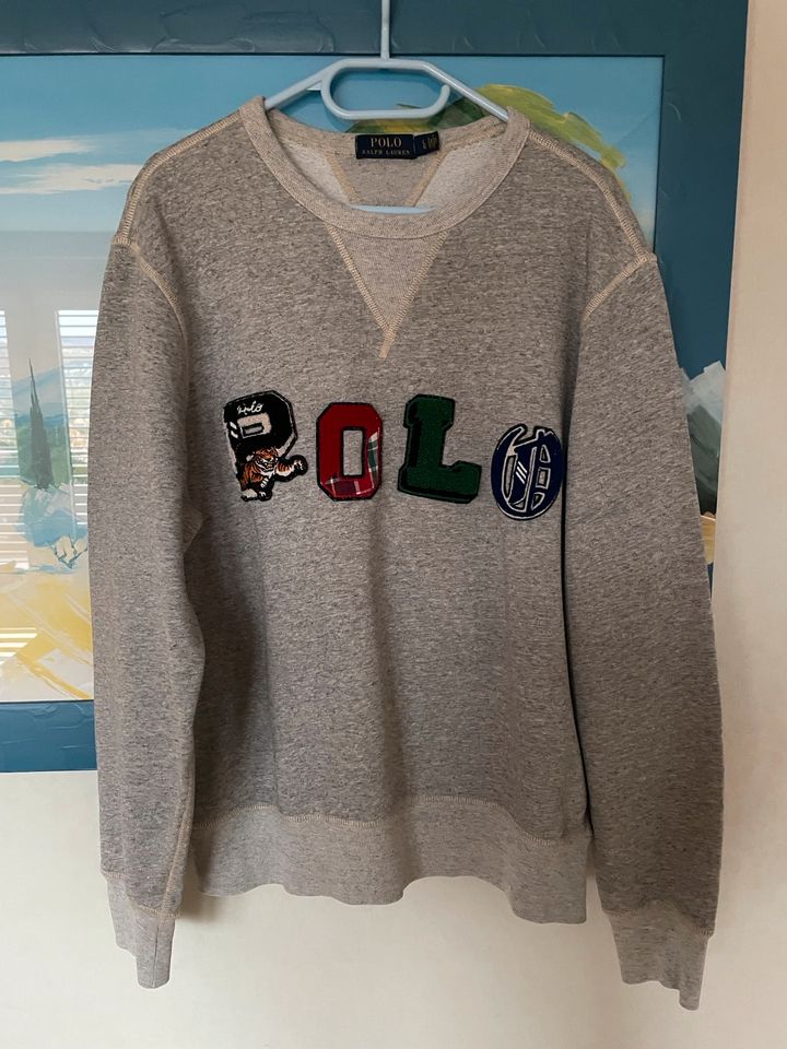 Polo Ralph Lauren Sweatshirt / M / hellgrau in Ebelsbach