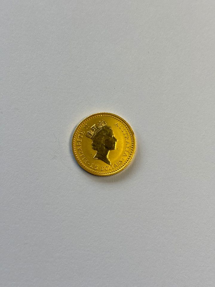 Goldmünze Australien Kangaroo, 1990, 15 Dollars, 1/10oz, 9999 in Herne
