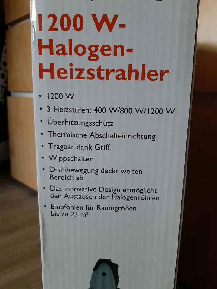 Beldray 1200 W Halogen-Heizstrahler in Flensburg