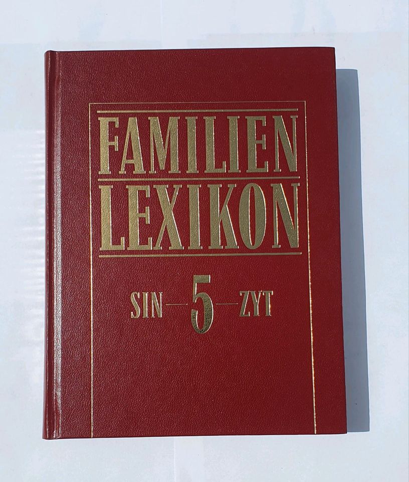 Familienlexikon, Familienlexika A - Z, Buch, Bücher in Pöttmes