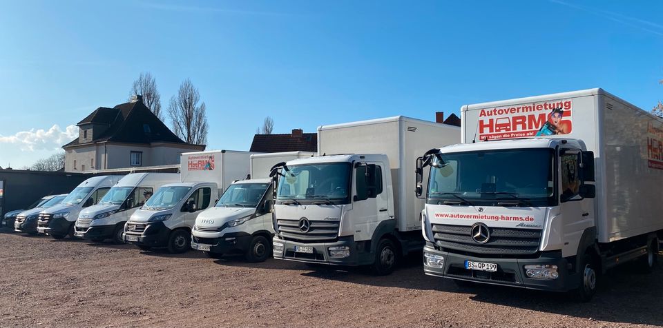 Lkw 7,5t mieten Halle Merseburg Autovermietung Harms Umzug in Leipzig