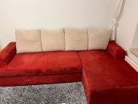 Rotes Sofa mit Staukasten Hannover - Vahrenwald-List Vorschau