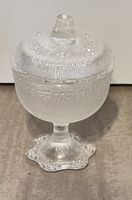 Barocco Glas-Bonbonnierre mit Deckel. Höhe ca. 19 cm Hessen - Hanau Vorschau