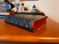 Märklin-Fans: 124 Jahre altes Buch in LEDER: Eisenbahnbau-BAHNHOF Kr. München - Furth Vorschau