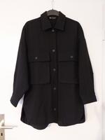 ZARA Oversize Jacke Mantel XS S 34 36 Schwarz Mega Taschen Canvas Niedersachsen - Jork Vorschau