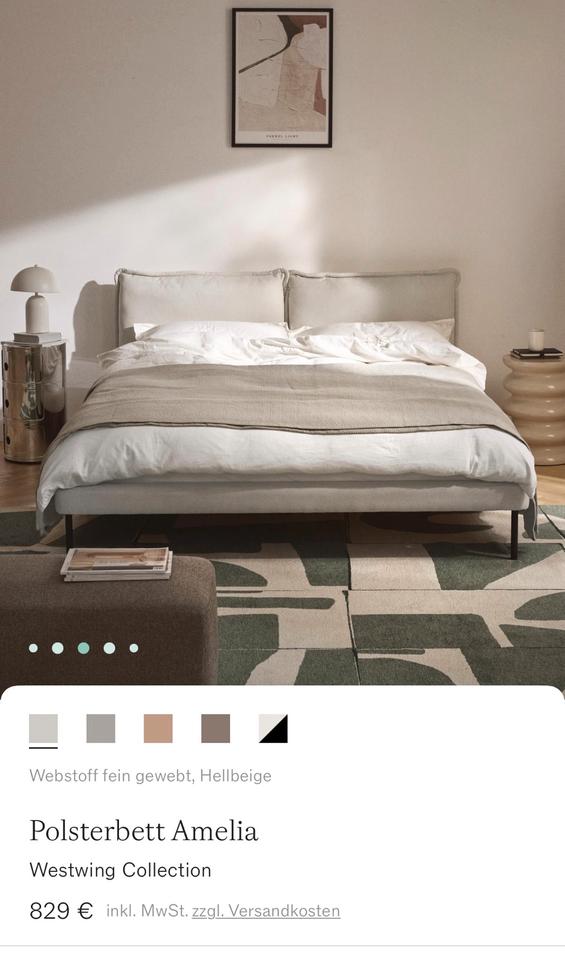 Polsterbett Amelia Westwing Collection B 180 x L 200 cm Bett in München