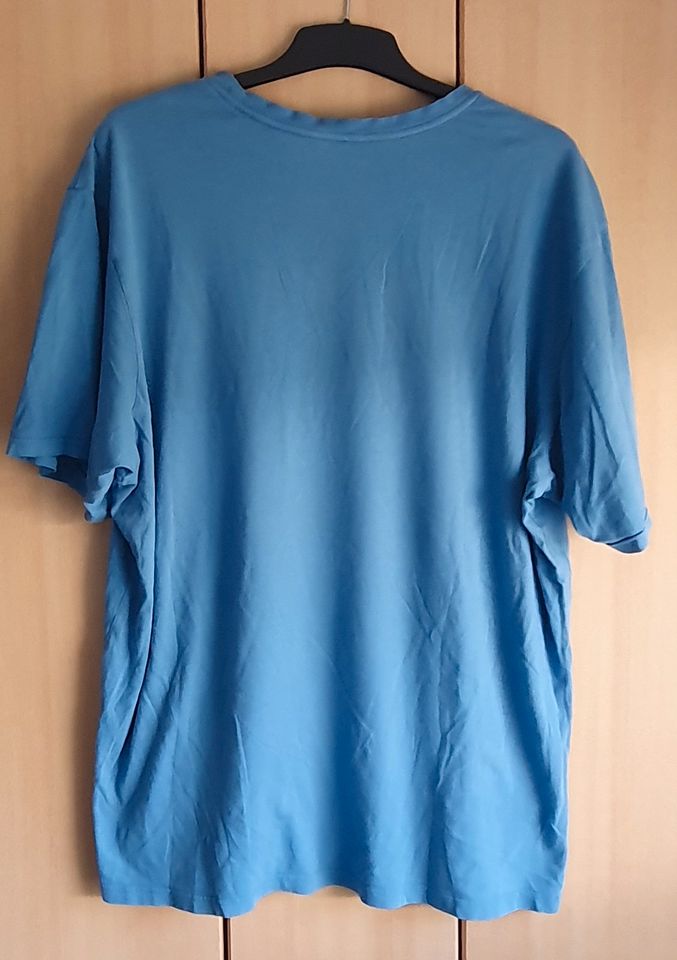 T-Shirt von Schiesser, blau, Gr. XL in Schieder-Schwalenberg