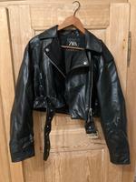 Biker Jacke im Crop Schmitt aus Kunstleder Bayern - Marktoberdorf Vorschau