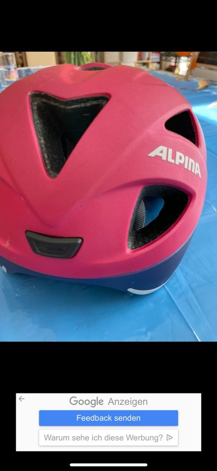 Toller Mädchen Fahrrad Helm 49-54 cm von Alpina, wie neu in Bielefeld