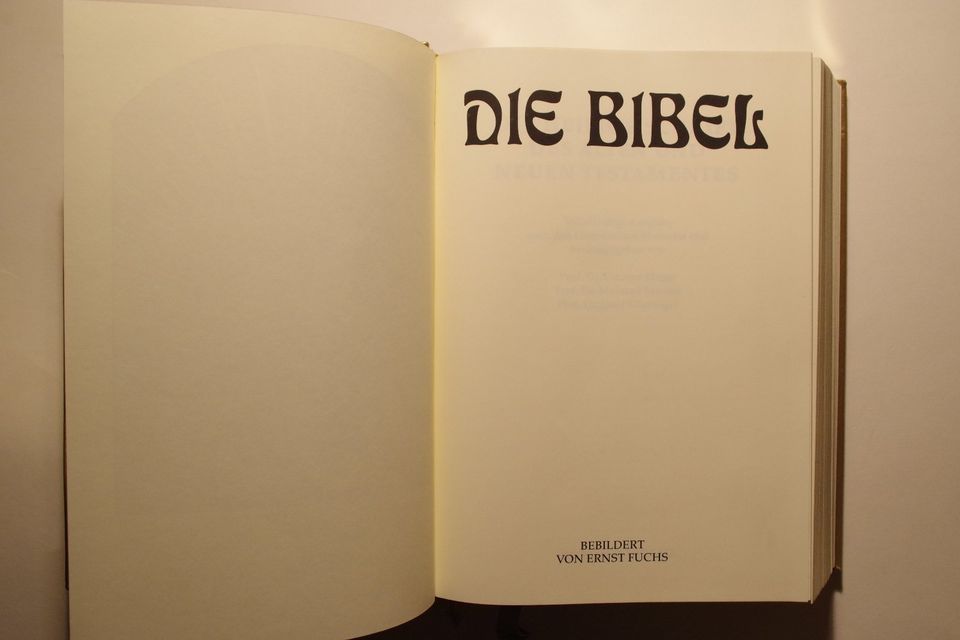 Die Bibel von Ernst Fuchs, Vorzugsausgabe Nr. 5575 Pattloch 1996 in München