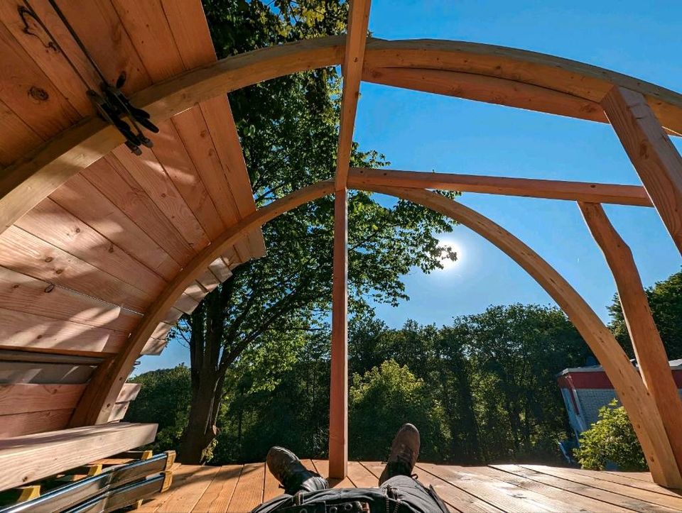 Baumhaus Spielplatz Gartenhaus Stelzenhaus Robinie Lärche in Remscheid