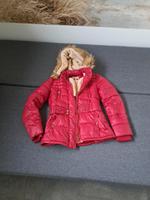 Steppjacke Fellkragen Review Gr.M rot dick warm Kuschelfell Kapuz Saarland - Saarwellingen Vorschau