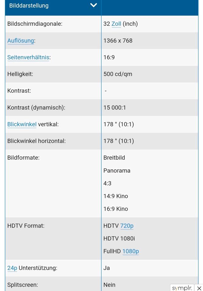 LCD TV LG 32LG2000 Fernseher 1080i HDMI mit Ersatzfernbedienung in Offenburg