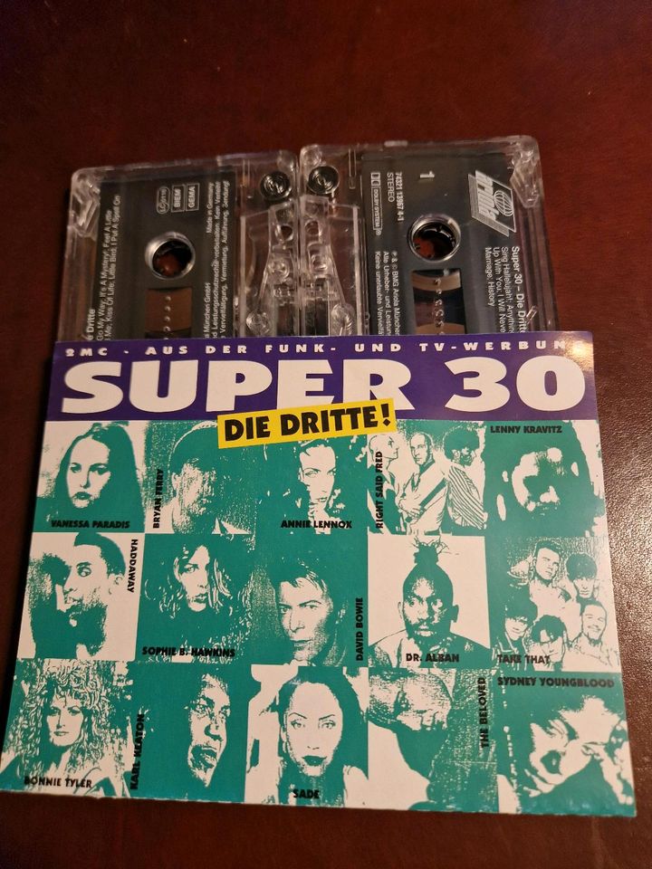 Doppel - MC❗ SUPER 30 - Die Dritte / Pop Dance 90er Kassette in Breitenbrunn