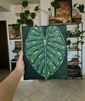 Acrylmalerei, Acryl Gemälde, Natur Pflanzen, Alocasia Macrorrhiza Hemelingen - Hastedt Vorschau