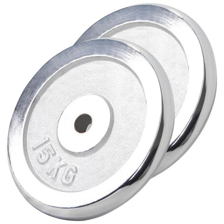 ❌NEU - 2 x 15kg Chrome 30mm Hantelscheiben -Gym/Fitness/Sport❌ in Essen