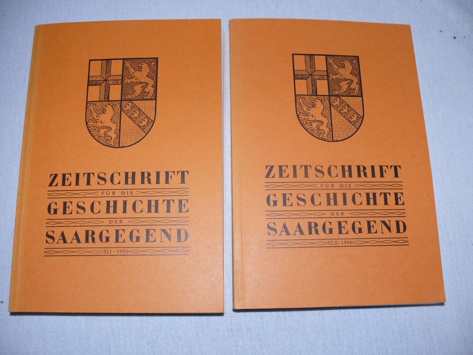 Zeitschrift zur Geschichte der Saargegend 1980 - 2013 SAARGEBIET in Heusweiler