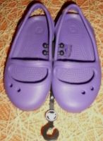 Crocs Ballerinas Mary Jane Pantolette C6 Gr.22-23 lila Wuppertal - Barmen Vorschau