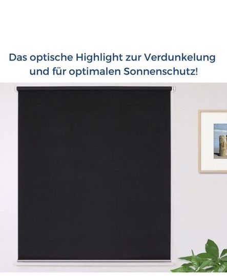 Sonnenschutz & Hitzeschutzrollo 130 x 230 inklusive Klemmträger in Berlin
