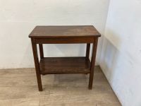 #A Beistelltisch eckig Konsolentisch Couch Holz braun DDR antik Sachsen - Burgstädt Vorschau