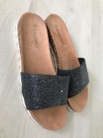 Damen Sandalen Tieffußbett Kork Gr. 39 Schwarz Glitter Eimsbüttel - Hamburg Eimsbüttel (Stadtteil) Vorschau