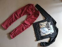 TOP Set Jeans 140 slim Baggy + Sweatshirt H&M schwarz 134 140 Nordrhein-Westfalen - Detmold Vorschau