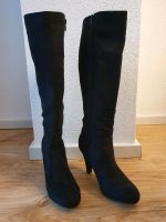 Stiefel schwarz in Velour Bayern - Kaufbeuren Vorschau