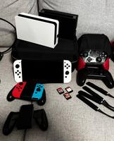 Nintendo Switch OLED mit 2 Pro Controller und 3 Spiele Niedersachsen - Meine Vorschau