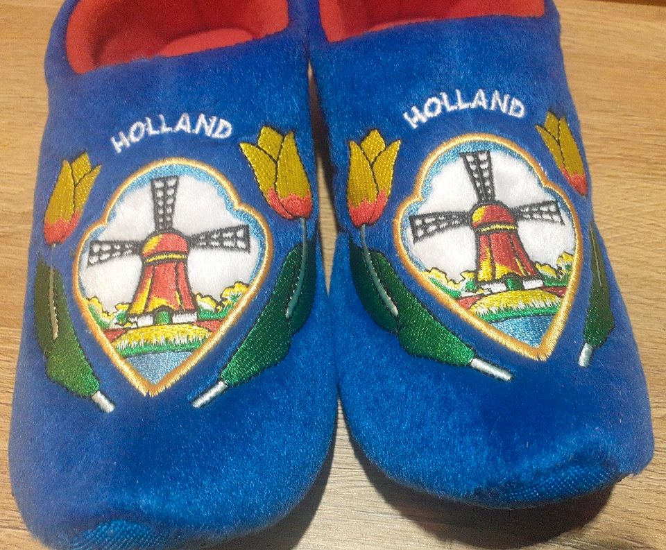 Hausschuhe - Gr.31-35 - Wooden Shoe Slippers - Holland in St. Kilian