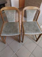 2 Stühle, Holz mit Stoffbezug Essen - Altenessen Vorschau