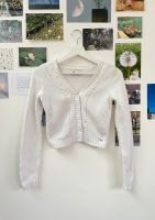 Kurze weiße Strickjacke Cardigan von Hollister Nordrhein-Westfalen - Goch Vorschau