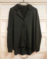 Schwarze Gothic Bluse mit offenem Kragen Bayern - Zwiesel Vorschau