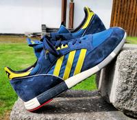 Adidas Consortium Boston Super OG US 10.5 EU 44 2/3 blau/gelb Hessen - Schauenburg Vorschau