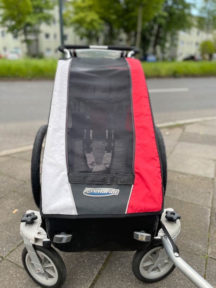 Chariot Cougar 1 Fahrradanhänger mit 2 Kupplungen in Düsseldorf