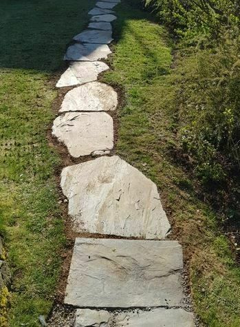 Grauwacke große Steinplatten | Trittplatten | Stein für Gartenweg in Schwedt (Oder)