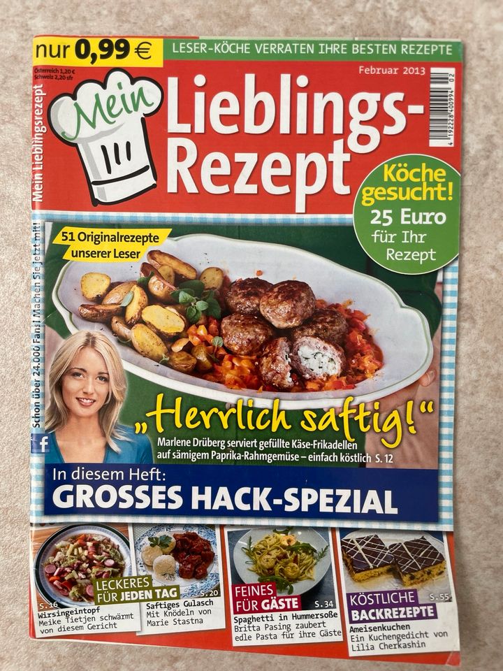 Zeitschriften Backen Kochen je 0,50 Euro in Castrop-Rauxel