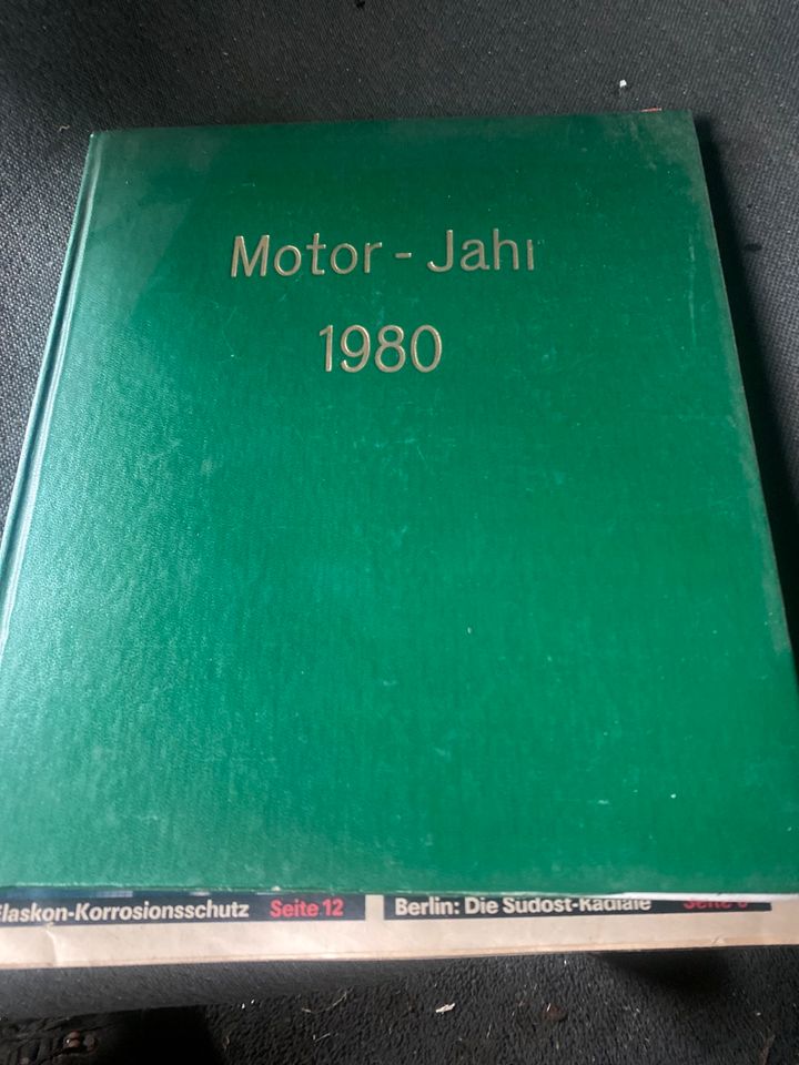 Motorjahr 1980 Buch DDR in Stadtroda