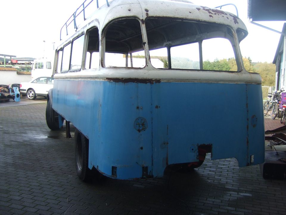 Magirus S3500 Rundhauber Omnibus Reisebus Robur Karosse in Lohra