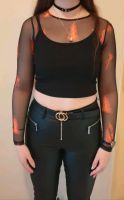 Feuer/Flamme Shirt Bauchfrei Crop Top transparent Mädchen/Damen Bremen - Huchting Vorschau