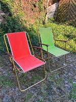 2x DDR Sonnenstuhl Klappstuhl Holzlehne Strandstuhl DDR KULT Hessen - Obertshausen Vorschau