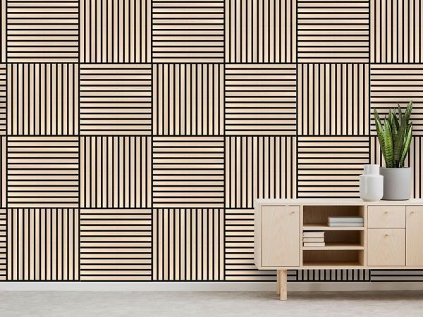 Akustikpaneele Holz für Wand Decke Günstig - Holzpaneele für Wand und Decke für die perfekte Akustik - Wandpaneele aus Echtholz Günstig - Modularer Aufbau Paneele Holz kein MDF - auch 2440mm Bestpreis in Mainz