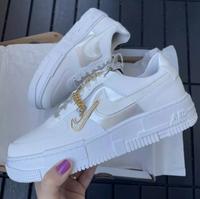 Nike Air Force 1 Pixel Summit White Gold Chain Neu in OVP 43 Berlin - Pankow Vorschau