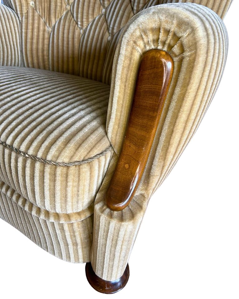 Antike Couchgarnitur & 2 Sessel - Lounge Sofa halbrund in Lindern (Oldenburg)