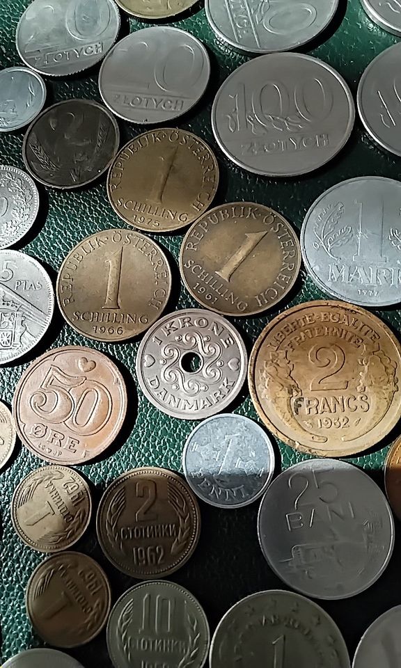 Münzen Europa 50ger bis 90ger 55 Stück in Dresden